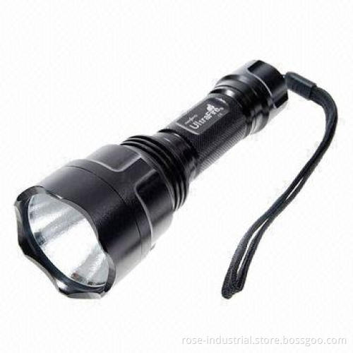 LED Flashlight with 260lm Lumen Output, Made of Aircraft Aluminum Material